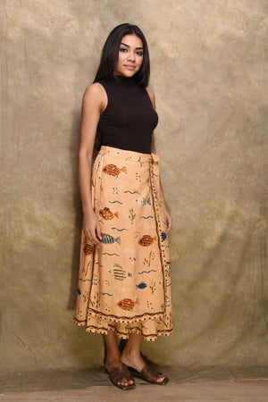 SCARF WRAP SKIRT