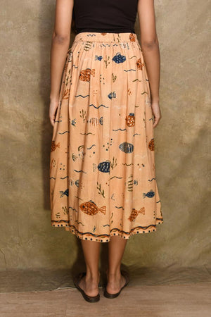 SCARF WRAP SKIRT