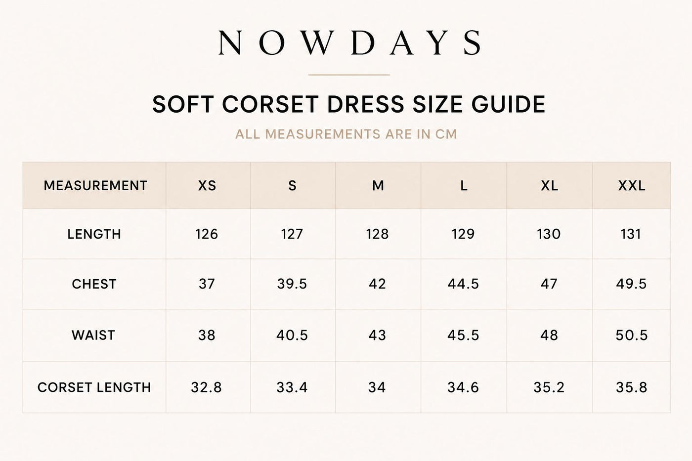 Size guide