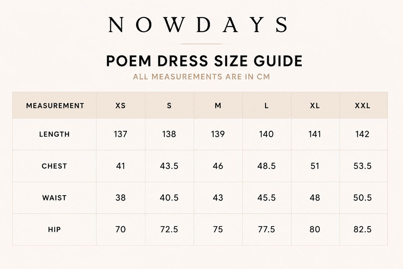 Size guide
