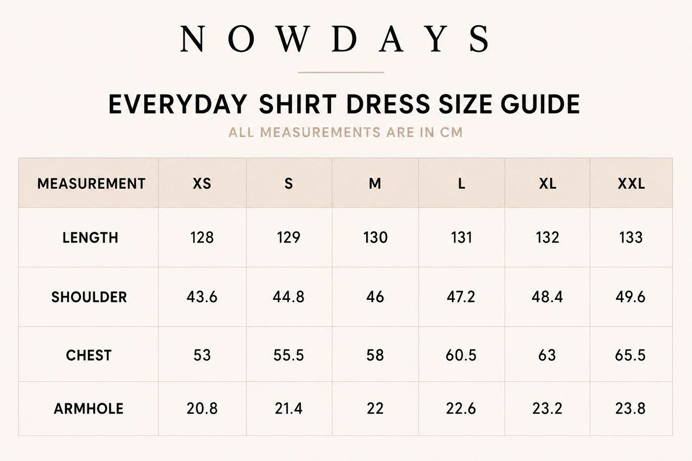 Size guide